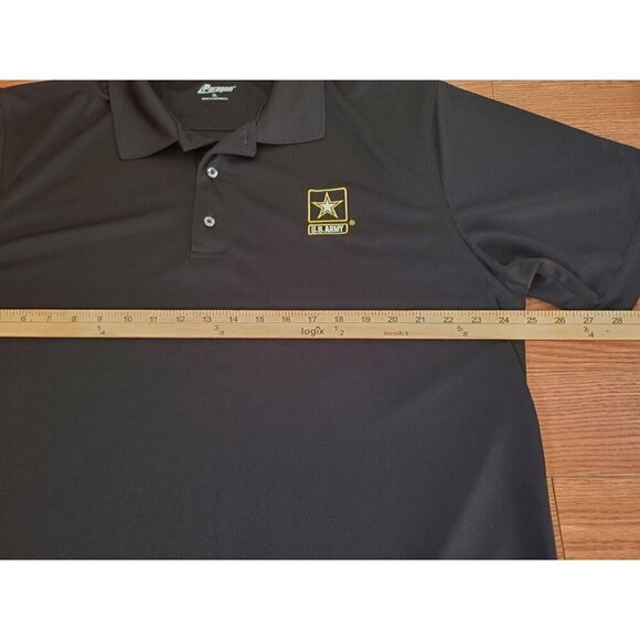 US Army Embroidered Logo Polo Shirt Mens‎ Size XL Black Paragon *Read* - Picture 4 of 10